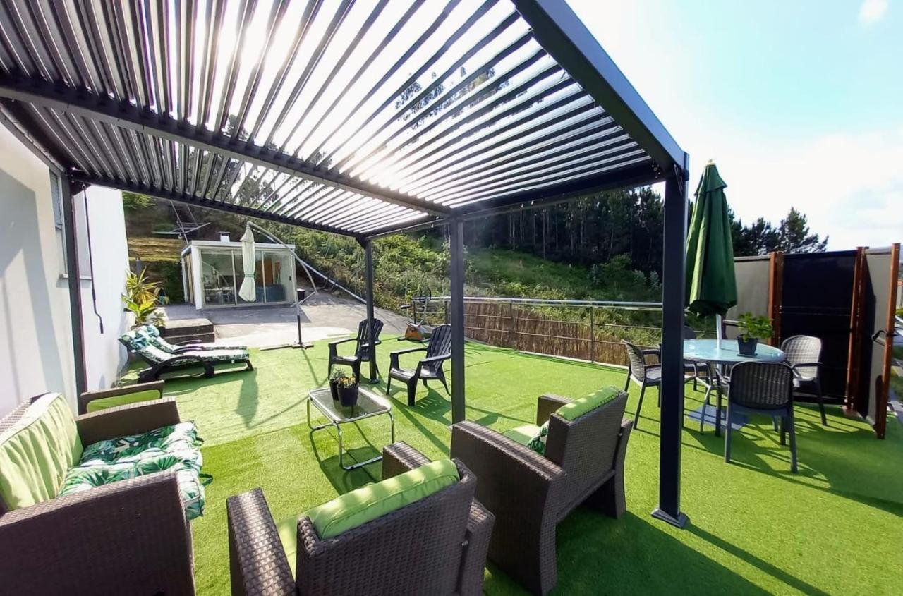 Casa Rocha Velha Con Terraza Y Piscina Particular Apartment Santiago de Compostela Exterior foto