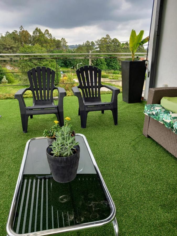 Casa Rocha Velha Con Terraza Y Piscina Particular Apartment Santiago de Compostela Exterior foto