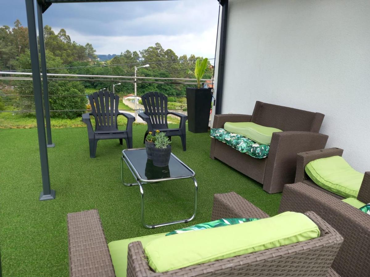 Casa Rocha Velha Con Terraza Y Piscina Particular Apartment Santiago de Compostela Exterior foto