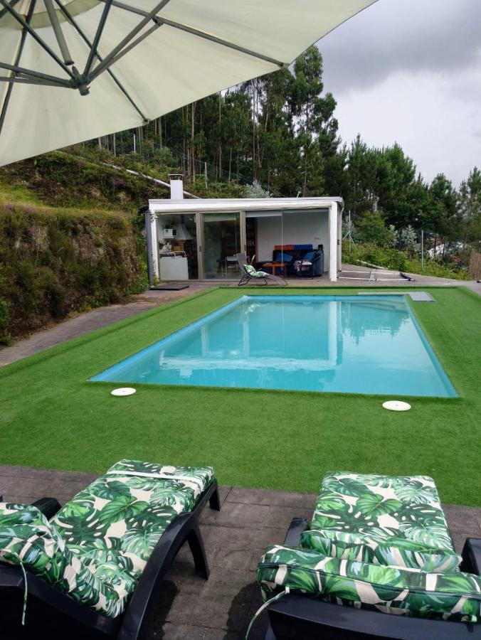 Casa Rocha Velha Con Terraza Y Piscina Particular Apartment Santiago de Compostela Exterior foto
