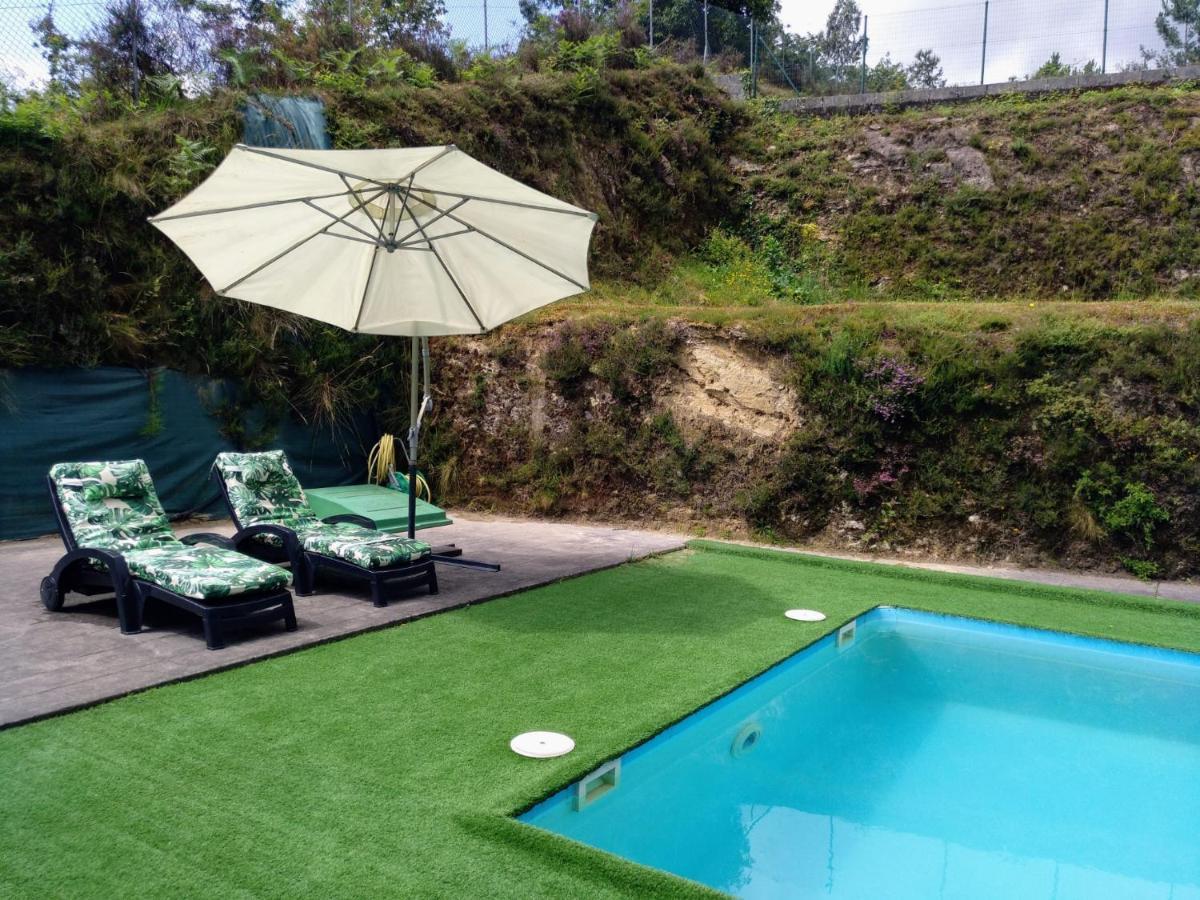 Casa Rocha Velha Con Terraza Y Piscina Particular Apartment Santiago de Compostela Exterior foto